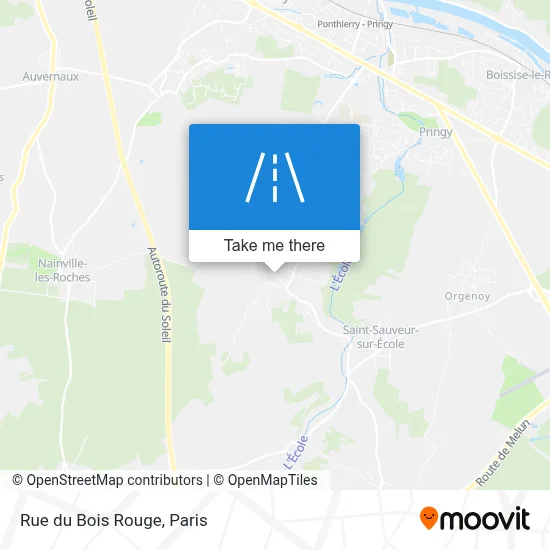 Rue du Bois Rouge map