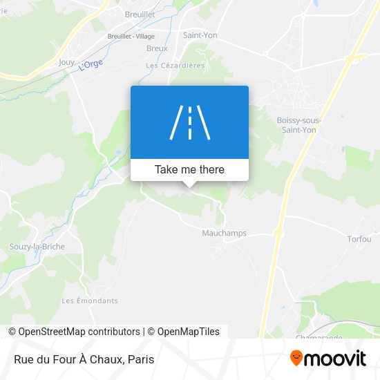 Rue du Four À Chaux map