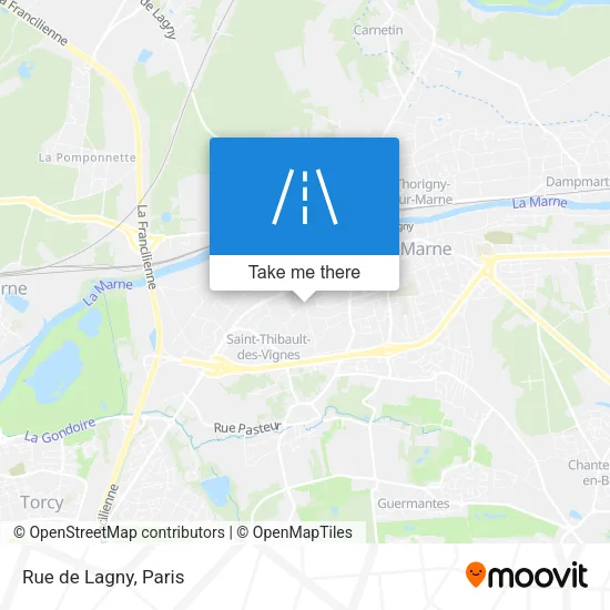 Rue de Lagny map