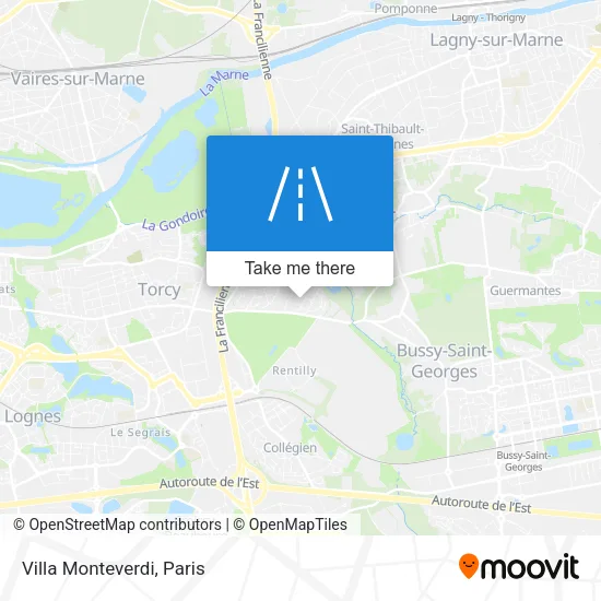 Villa Monteverdi map