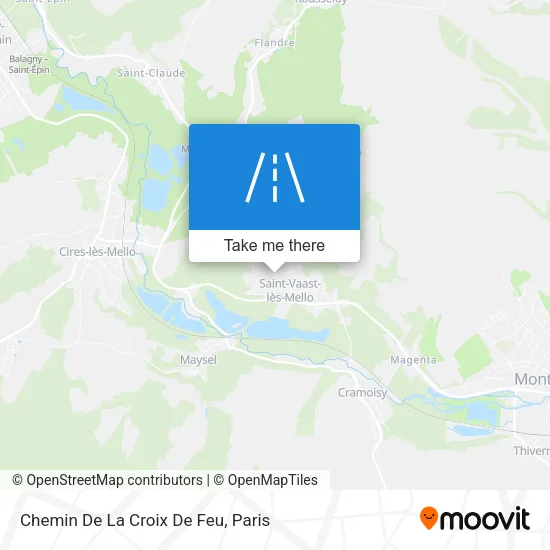 Chemin De La Croix De Feu map
