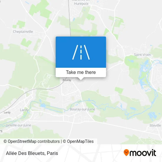 Allée Des Bleuets map