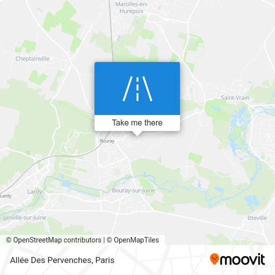Allée Des Pervenches map