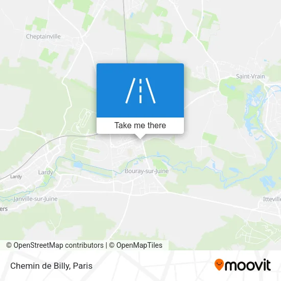 Chemin de Billy map