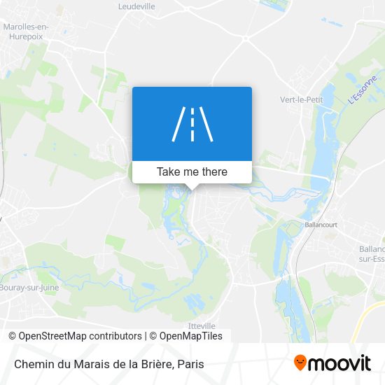 Chemin du Marais de la Brière map