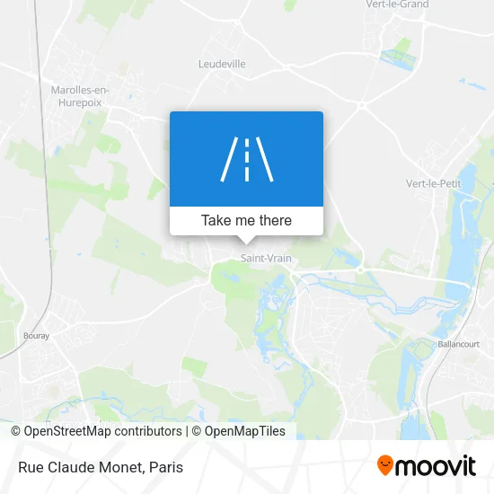 Rue Claude Monet map