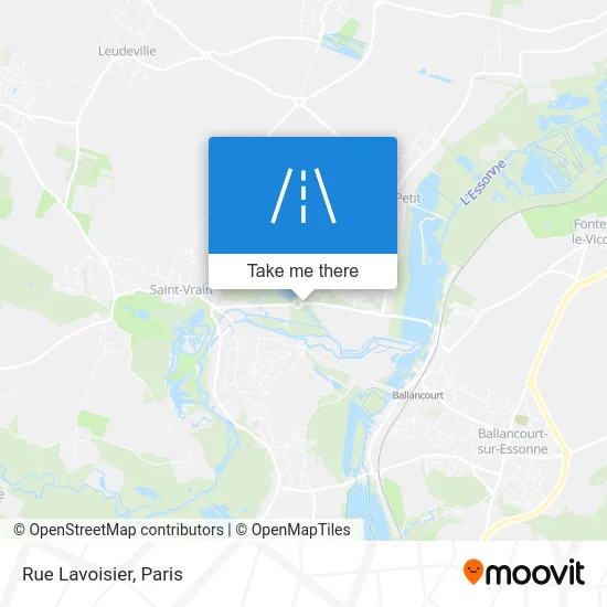 Rue Lavoisier map