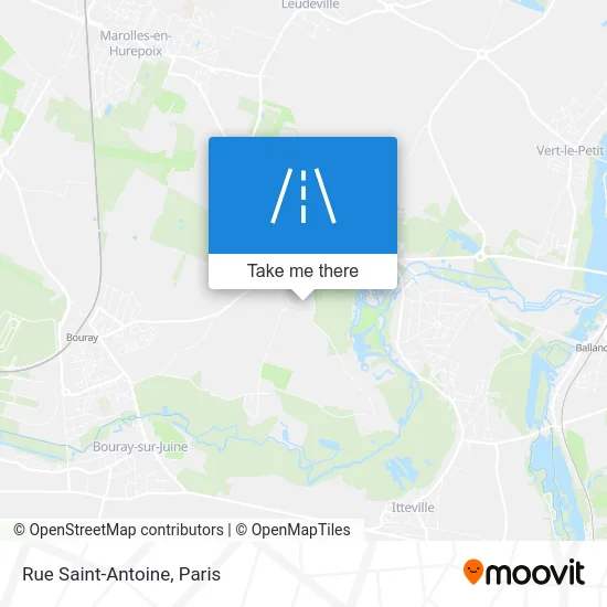 Rue Saint-Antoine map
