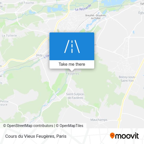 Cours du Vieux Feugères map