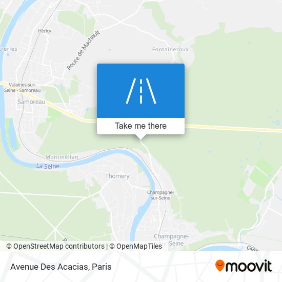 Avenue Des Acacias map