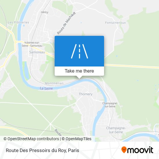 Route Des Pressoirs du Roy map