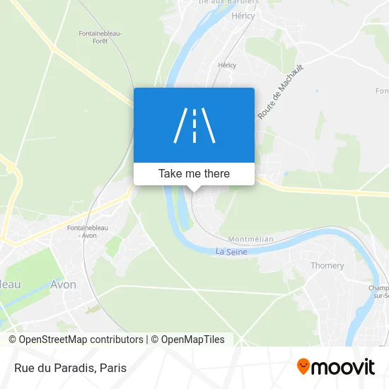 Rue du Paradis map