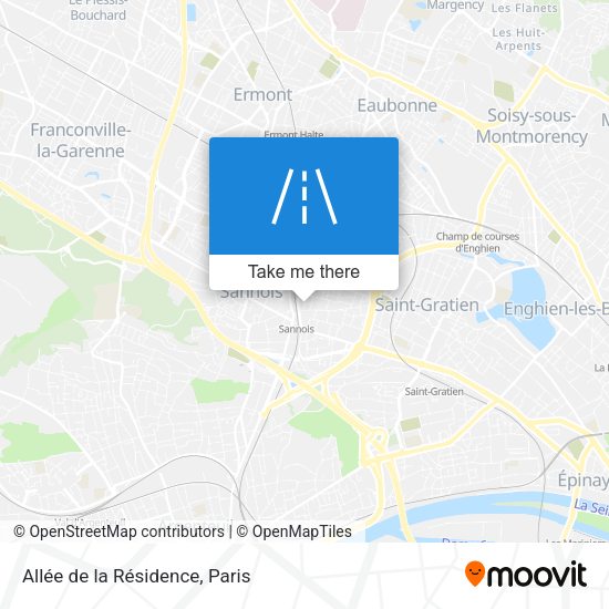 Allée de la Résidence map