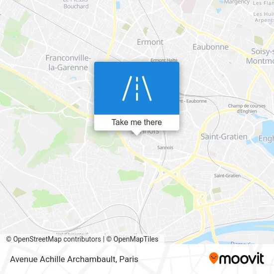 Avenue Achille Archambault map