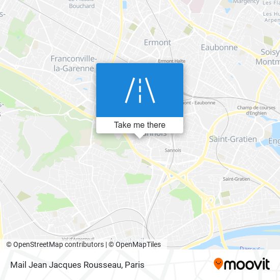 Mapa Mail Jean Jacques Rousseau