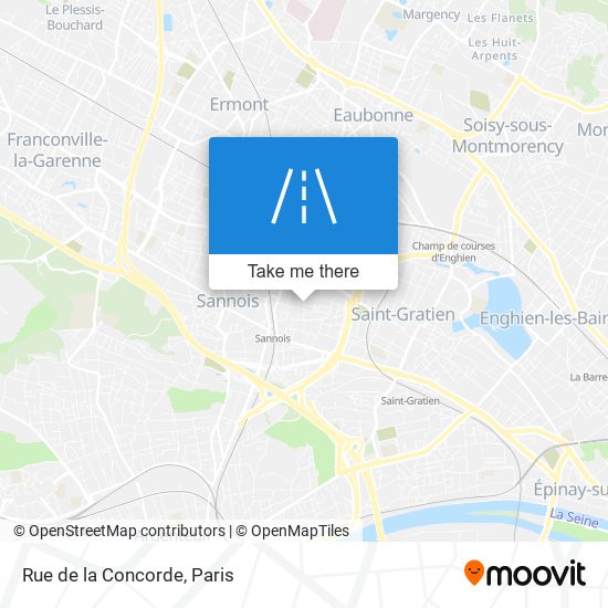 Mapa Rue de la Concorde