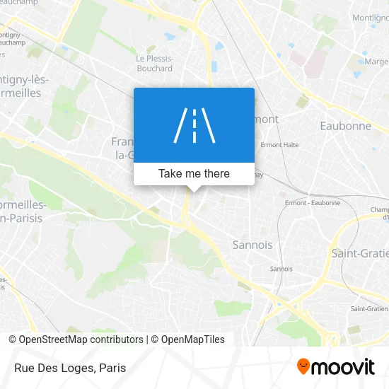 Rue Des Loges map