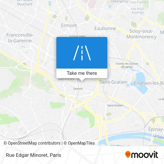 Rue Edgar Minoret map