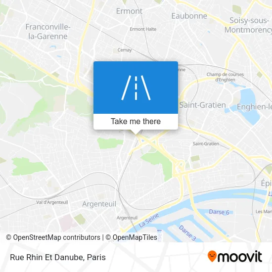 Rue Rhin Et Danube map