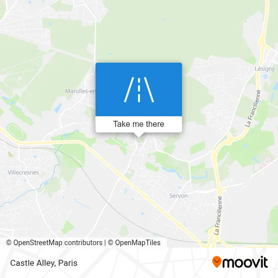 Allée du Château map