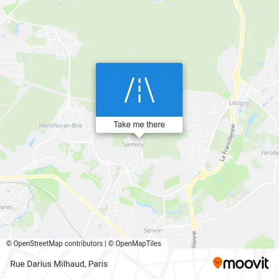 Rue Darius Milhaud map