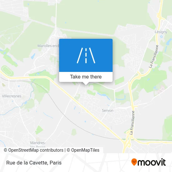 Rue de la Cavette map