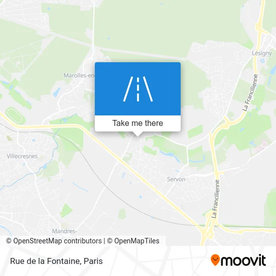 Rue de la Fontaine map