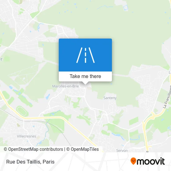 Rue Des Taillis map