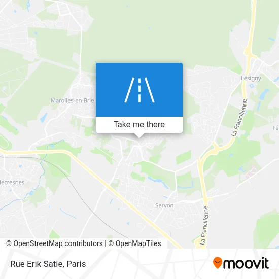 Rue Erik Satie map