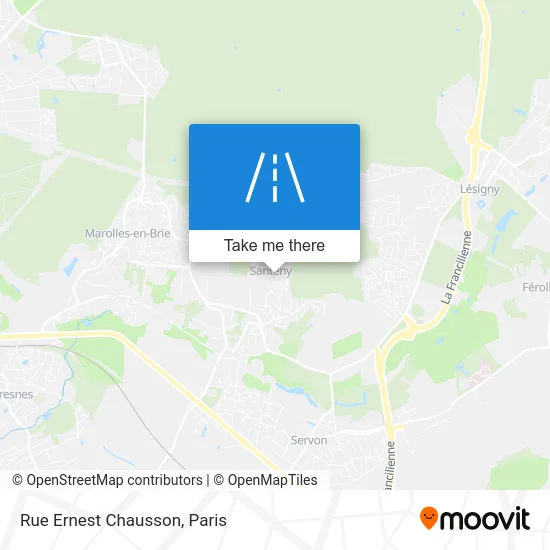 Rue Ernest Chausson map