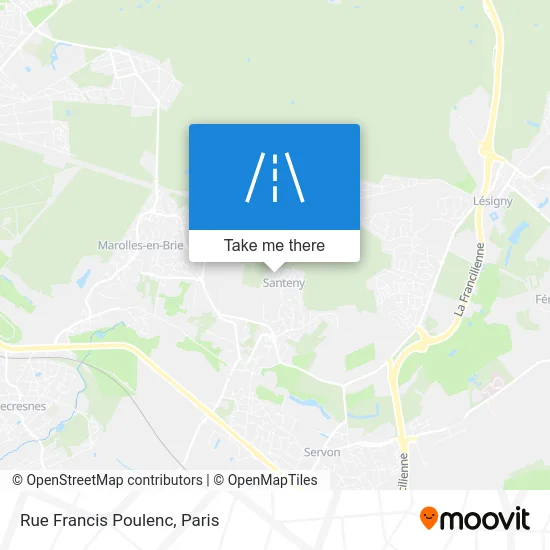 Rue Francis Poulenc map