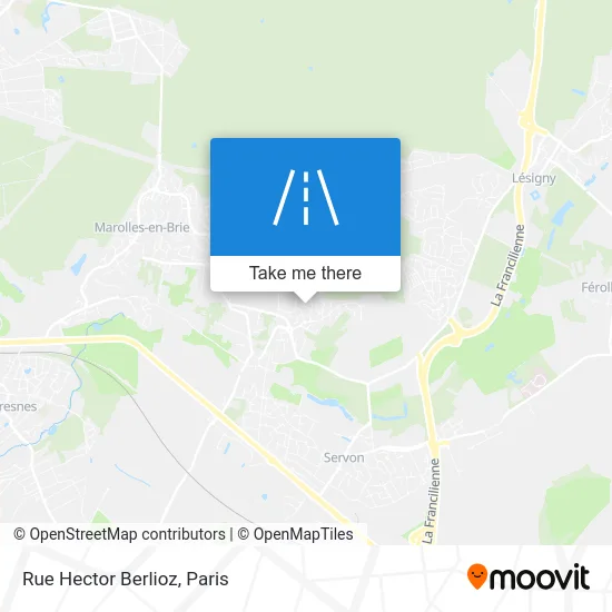 Rue Hector Berlioz map