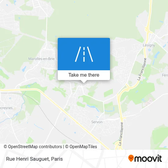 Rue Henri Sauguet map