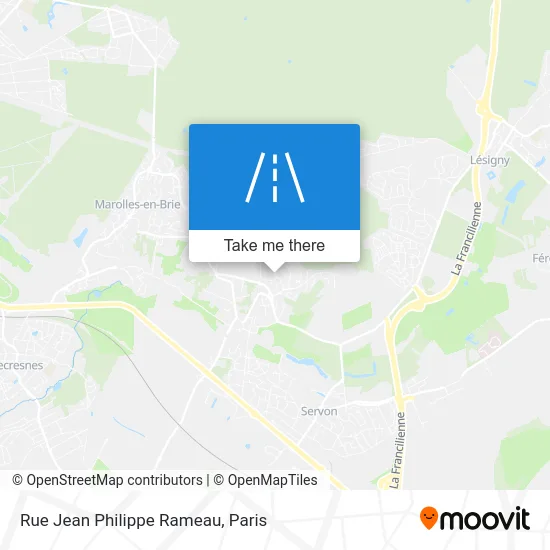 Rue Jean Philippe Rameau map