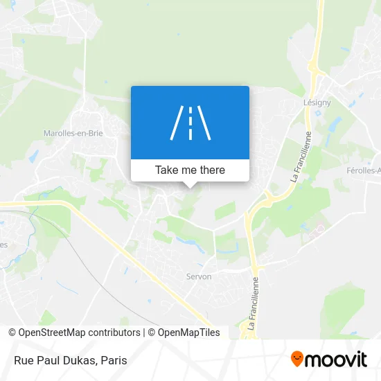 Rue Paul Dukas map