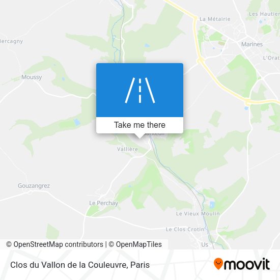Clos du Vallon de la Couleuvre map