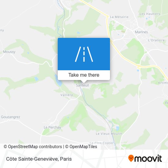 Côte Sainte-Geneviève map
