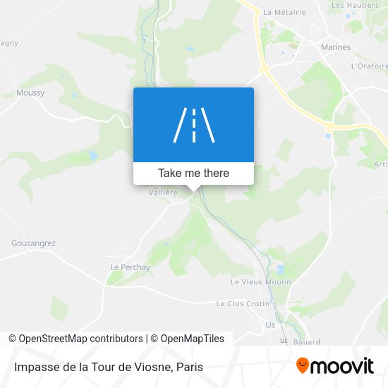 Impasse de la Tour de Viosne map