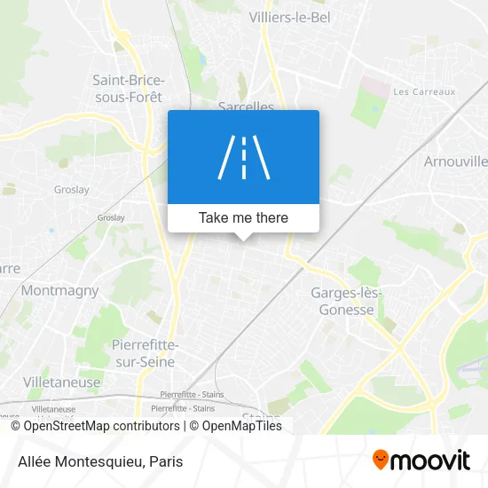 Allée Montesquieu map