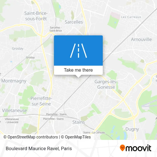 Boulevard Maurice Ravel map