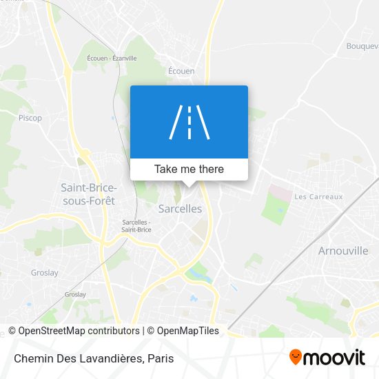 Chemin Des Lavandières map
