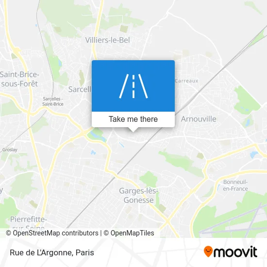 Rue de L'Argonne map