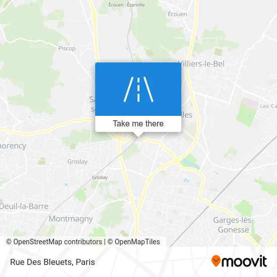 Rue Des Bleuets map