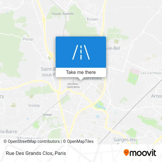 Rue Des Grands Clos map