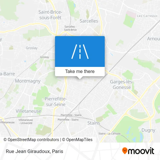 Rue Jean Giraudoux map