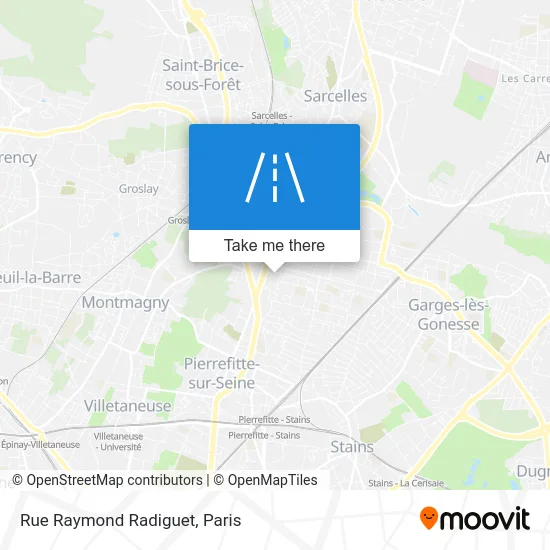 Rue Raymond Radiguet map