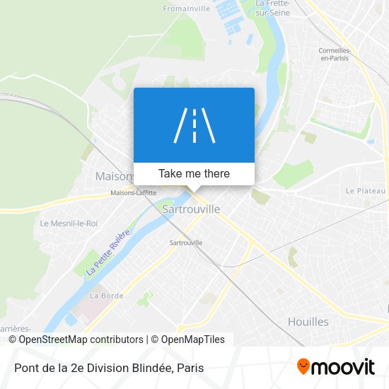 Pont de la 2e Division Blindée map