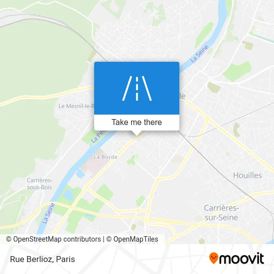 Rue Berlioz map