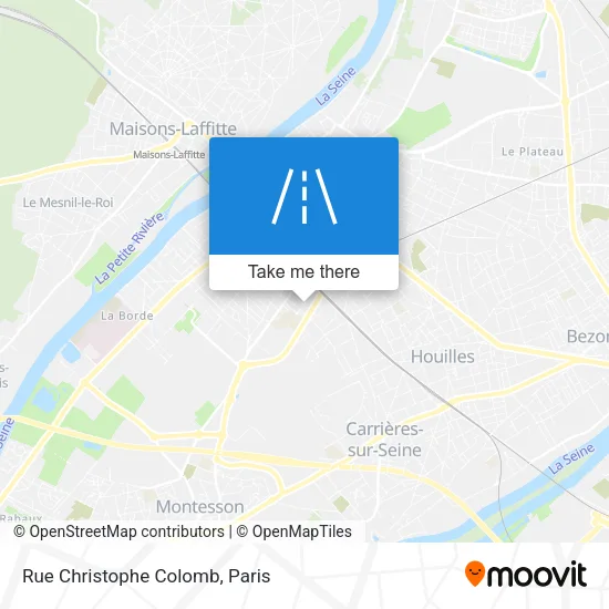 Rue Christophe Colomb map