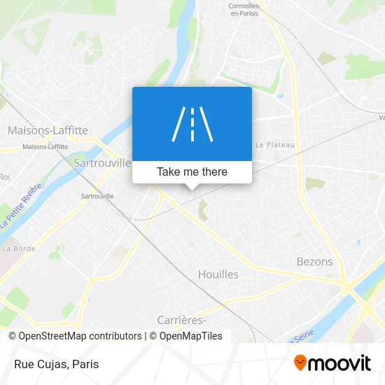 Rue Cujas map